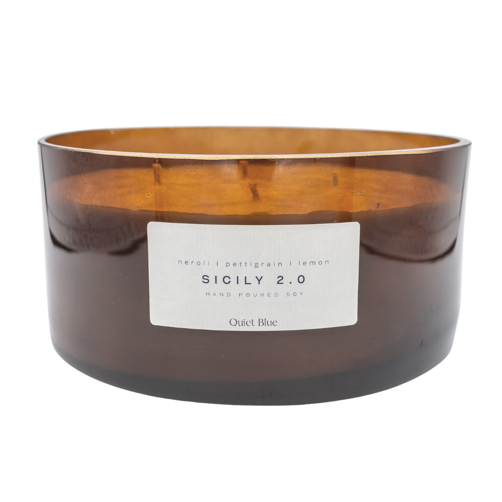 Candle Bowl - Deluxe 4 wick XL Scented Candle